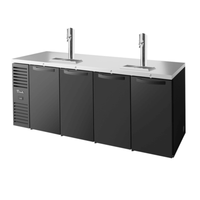True TDR92-RISZ1-L-B-SSSS-1 92-Inch 4-Door Commercial Draft Beer Cooler