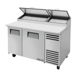 True TPP-AT-60-HC 60-Inch 2-Door Refrigerated Pizza Prep Station