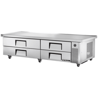 True TRCB-82-86-HC 86.25-Inch 4-Drawer Refrigerated Chef Base