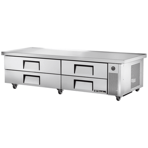 True TRCB-82-86-HC 86.25-Inch 4-Drawer Refrigerated Chef Base