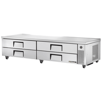 True TRCB-96-HC 95.5-Inch Stainless Steel Refrigerated Chef Base Stand