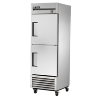 True TS-23F-2-HC 27" Stainless Steel Commercial Reach-In Freezer with Split Doors