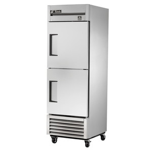 True TS-23F-2-HC 27" Stainless Steel Commercial Reach-In Freezer with Split Doors