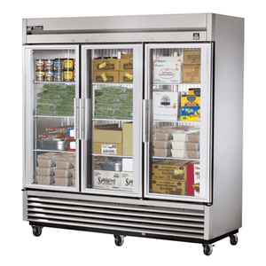 True TS-72FG-HC~FGD01 78-Inch Three-Section Glass Door Commercial Freezer