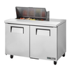 True TSSU-48-08-HC 48-Inch Sandwich and Salad Prep Unit for commercial food preparation.