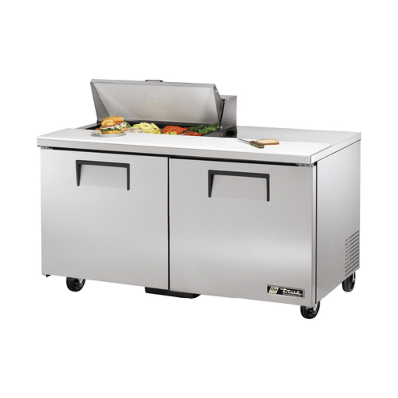 True TSSU-60-08-HC 60" Refrigerated Prep Table for Sandwiches & Salads