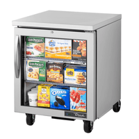 True TUC-27FG-HC~FGD01 27.63-Inch Undercounter Display Freezer with Glass Door