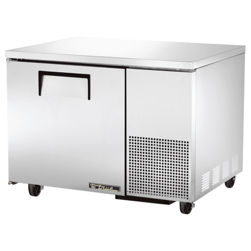 True TUC-44-HC 44.5-Inch Deep Undercounter Refrigerator with solid doors for commercial kitchens.