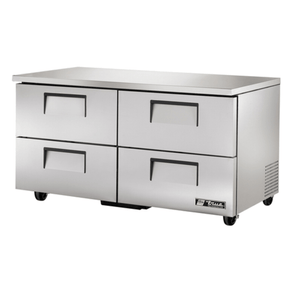 True TUC-60D-4-HC 60-Inch Four-Drawer Commercial Undercounter Refrigerator