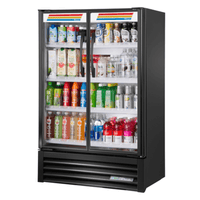True TVM-36SL-HC~VM03 36-Inch Slim Display Merchandiser with Glass Doors