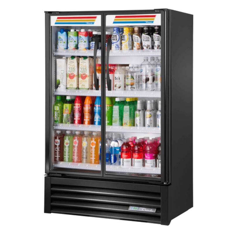 True TVM-36SL-HC~VM03 36-Inch Slim Display Merchandiser with Glass Doors