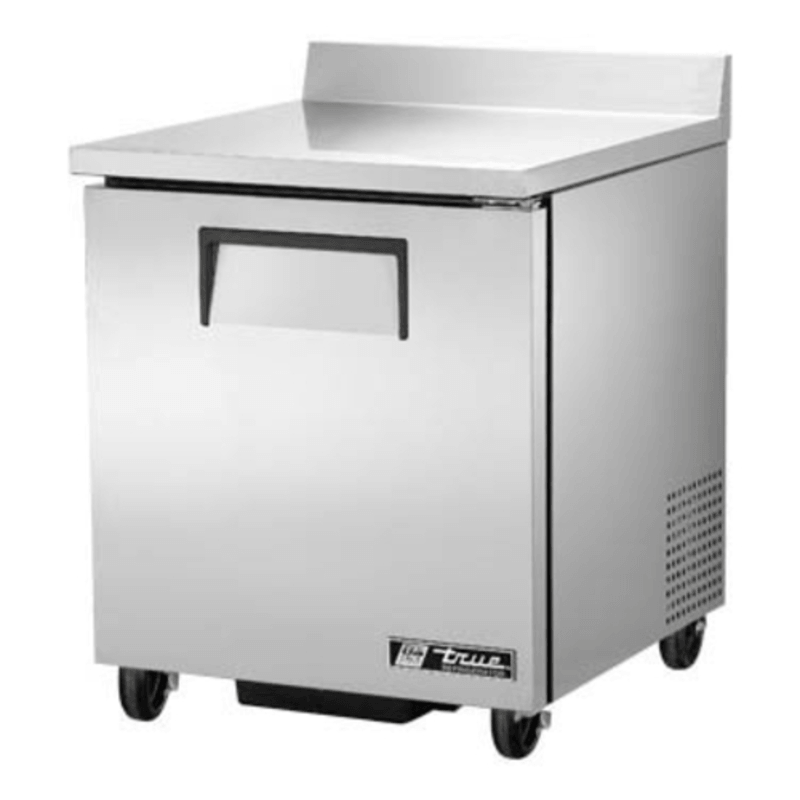 True TWT-27-HC 27.63-Inch Single Door Worktop Refrigerator with Rear Splash