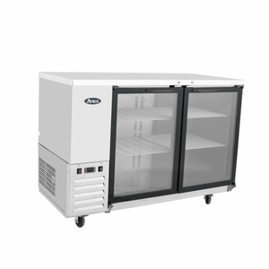 Atosa MBB48GGR 48-Inch Stainless Steel Glass Door Back Bar Cooler