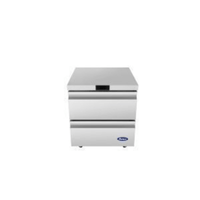 Atosa AUF27D2 Compact 27.5" Two-Drawer Undercounter Freezer, 6.5 Cu. Ft.