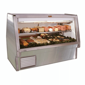 Howard-McCray SC-CDS34E-4-S-LED 52.5" Self-Contained Deli Merchandiser with Lower Storage