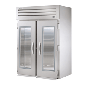 True STR2RRI-2G-HC SPEC SERIES 68" Two-Section Glass Door Roll-In Refrigerator