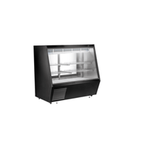 EFI CDCBS-60 59.9-Inch Flat Front Refrigerated Deli Showcase, Black Exterior