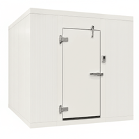 6x6 Walk in Freezer Kit with Cam-Lock Panels and Monoblock Cooling Unit