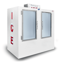 Leer TD120UAGP 72-Inch High Capacity Auto Defrost Ice Merchandiser