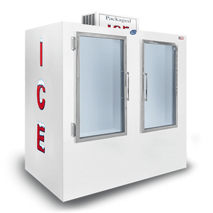 Leer TD120UAGP 72-Inch High Capacity Auto Defrost Ice Merchandiser