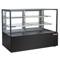 New Air NDC-59-SG 59" Square Glass Full-Service Refrigerated Display Case