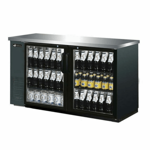 EFI CBBGD2-60CC 60.8-Inch Two-Section Refrigerated Back Bar Cooler