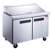 New Air NPT-048-MSA 48" Mega Top Refrigerated Prep Table