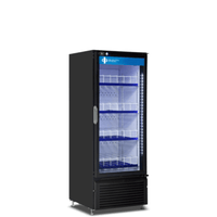 QBD CD12-HC 25-Inch Single Glass Door Display Refrigerator