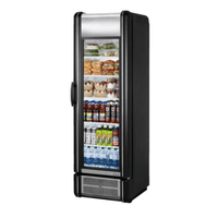 True GDM-15-RTO-HC-LD 24.88-Inch Retro Black Glass Door Display Refrigerator