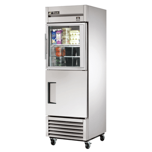True TS-23-1-G-1-HC~FGD01 27-Inch Single-Section Half-Door Combination Refrigerator
