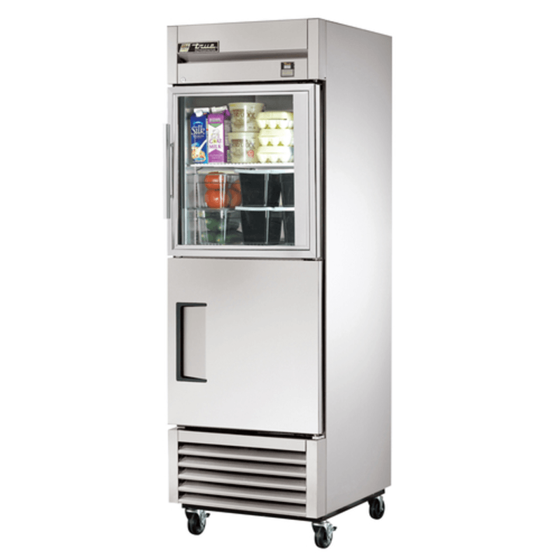 True TS-23-1-G-1-HC~FGD01 27-Inch Single-Section Half-Door Combination Refrigerator