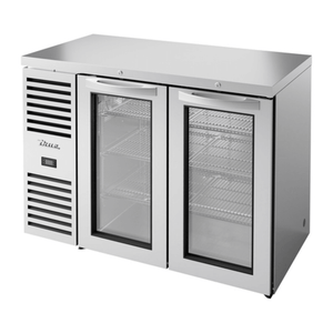 True TBR48-RISZ1-L-S-GG-1 48" Glass Door Refrigerated Back Bar Cooler