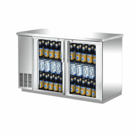 EFI CBBSGD2-48CC 48.8-Inch Two-Door Refrigerated Glass Back Bar Cooler