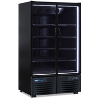 Minus Forty 46.5" Black Glass Door Merchandiser Refrigerator 43-UDGR-VF