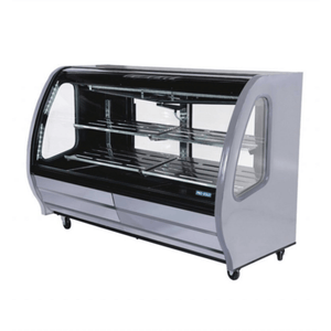 Imbera Pro-Kold DDC80SS 74-Inch Refrigerated Deli Showcase with Curved Glass