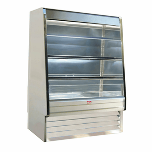 Howard-McCray SC-OD30E-3-S-LED 39" Stainless Steel Open Refrigerated Display Case