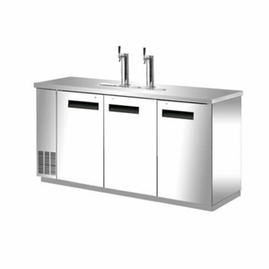 EFI Sales CBBSDD3-72CC 72.8-Inch Three-Door Direct Draw Draft Beer Cooler