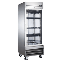 EFI C1-27GDSVCX-L X-Line 27-Inch Merchandiser Refrigerator with Left-Hinge Glass Door