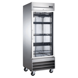 EFI C1-27GDSVCX-L X-Line 27-Inch Merchandiser Refrigerator with Left-Hinge Glass Door