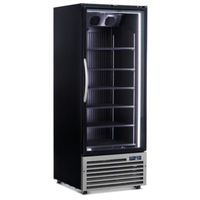 Minus Forty 22-USGR-F1-BK-BI-FS 30-Inch Black Glass Door Merchandiser Refrigerator