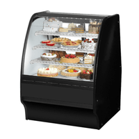True TGM-R-36-SC/SC-S-W 36-1/4-Inch Stainless Steel Refrigerated Bakery Merchandiser