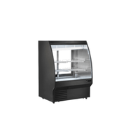 EFI CDCBC-36 Black Curved Glass Deli Display Refrigerator, 36.3"