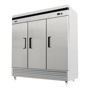 Atosa MBF8504GR 81.9-Inch Three-Section Solid Door Commercial Freezer