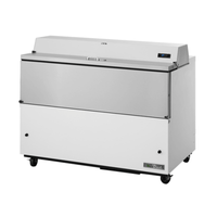 True TMC-49-SS-HC 49-Inch Stainless Steel Drop-Front Milk Cooler