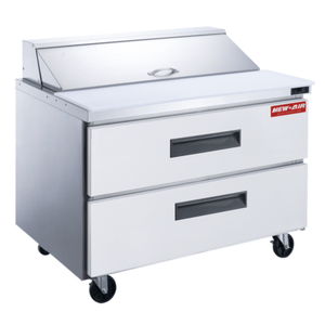 New Air NPT-36SA-2D 36-Inch Commercial Sandwich and Salad Prep Refrigerator with Drawers