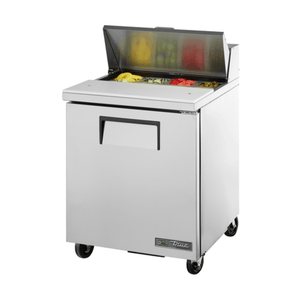 True Refrigeration TSSU-27-08-HC 27.63-Inch Solid Door Sandwich and Salad Prep Cooler