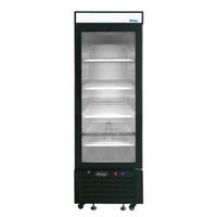 Atosa MCF8726GR 24.2-Inch Black Glass Door Display Refrigerator Merchandiser