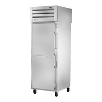 True STG1RPT-1S-1G-HC SPEC SERIES 27.5-Inch Pass-Through Refrigerator with Solid Front and Glass Rear Doors