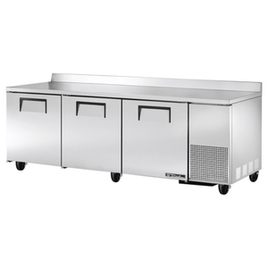True TWT-93-HC 93.25" Deep Worktop Refrigerator with 3 Solid Doors