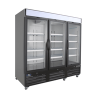 Arctic Air ARGDM72 Triple Glass Door 81" Display Refrigerator
